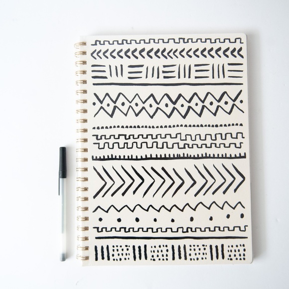 Print Fresh Large Spiral Bound Hardcover Lined Notebook - Picture 3 of 9